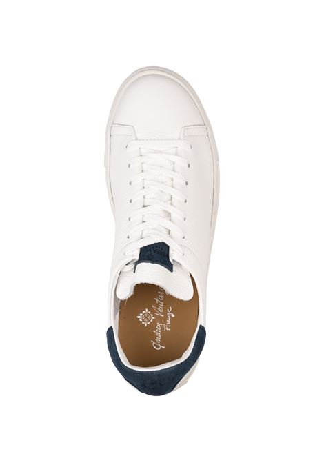 Sneakers In Pelle Bianca Con Spoiler Blu ANDREA VENTURA | PF-GIANNUTRICERVO BIANCO 9000+CACH. PORTO